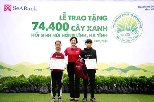SeABank: Trao tặng 74.400 cây xanh hồi sinh rừng tại núi Hồng Lĩnh, Hà Tĩnh SeABank: Trao tặng 74.400 cây xanh hồi sinh rừng tại núi Hồng Lĩnh, Hà Tĩnh