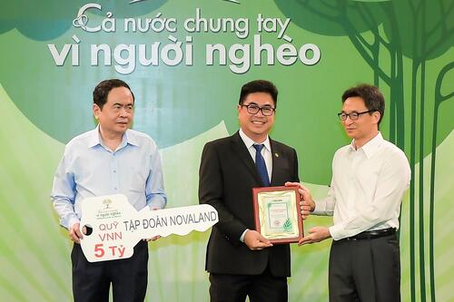Novaland chung tay góp sức vì người nghèo Novaland chung tay góp sức vì người nghèo