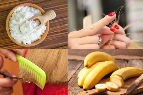 Tóc hết chẻ ngọn nhờ mặt nạ từ tinh bột sabudana và chuối Tóc hết chẻ ngọn nhờ mặt nạ từ tinh bột sabudana và chuối