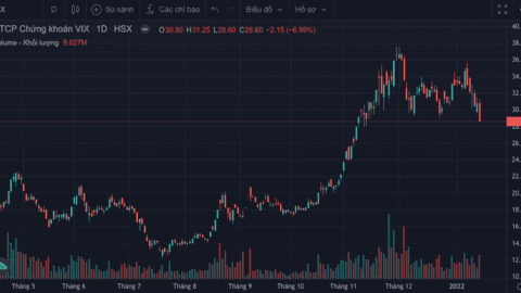 Chứng khoán VIX báo lãi vượt 35% kế hoạch năm 2021