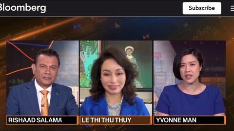 CEO VinFast nói về kế hoạch mở rộng thị trường toàn cầu trên Bloomberg TV