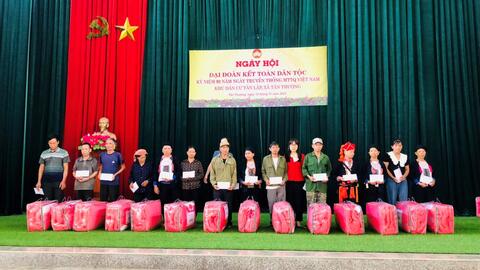 Tưng bừng Ngày hội Đại đoàn kết toàn dân tộc tại xã Tân Thượng
