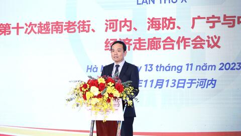 Phó Thủ tướng gợi mở 4 vấn đề tại hội nghị hợp tác hành lang kinh tế Việt - Trung
