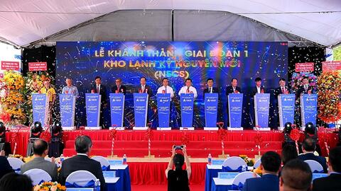 Khai trương hệ thống kho lạnh quy mô lớn, hiện đại bậc nhất Đông Nam Á