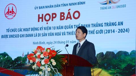 Nhiều hoạt động kỷ niệm 10 năm di sản Tràng An được UNESCO ghi danh