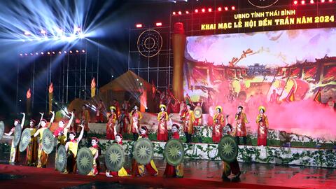 Khai mạc Lễ hội đền Trần Thái Bình năm 2024