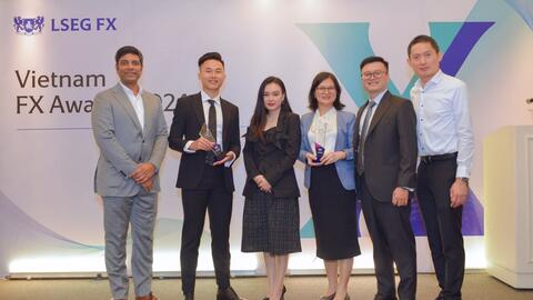 Eximbank nhận 2 giải thưởng lớn về mảng ngoại hối do LSEG trao tặng