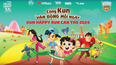 Vui hết nấc với giải đua KUN Happy Run Cần Thơ 2024