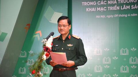 Khai mạc Ngày Sách và Văn hóa đọc lần thứ ba trong Quân đội nhân dân Việt Nam năm 2024