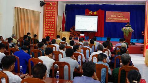 Cà Mau: tuyên truyền phổ biến, giáo dục pháp luật năm 2024