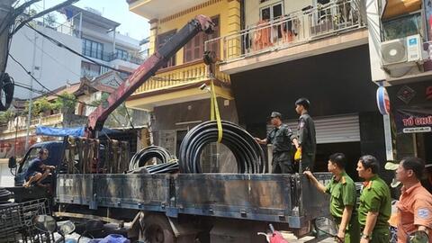 Nhóm đối tượng trộm cắp dây cáp trị giá hơn 19 tỷ đồng bị bắt giữ
