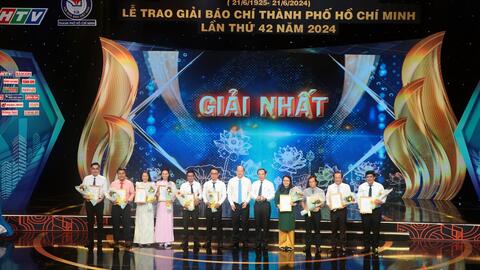 Trao 61 giải thưởng Giải Báo chí TP Hồ Chí Minh lần thứ 42