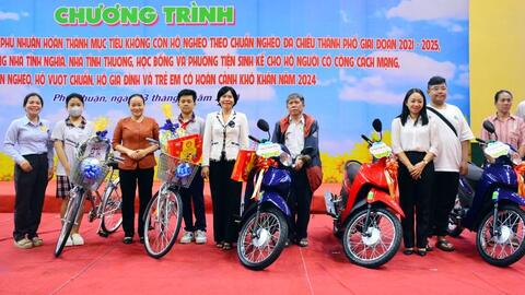 TP Hồ Chí Minh giảm nghèo thực chất, thoát nghèo bền vững