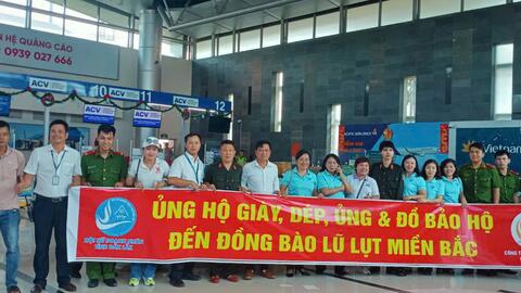 Chuyến bay đầu tiên cất cánh tại Đắk Lắk chở hàng hoá miễn phí tặng bà con vùng bão lũ