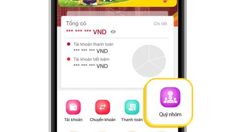 Góp quỹ dễ dàng, sao kê rõ ràng qua tính năng Quỹ nhóm của HDBank