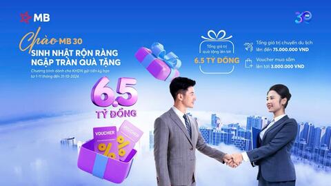 MB tri ân 30 năm đồng hành bền vững cùng doanh nghiệp Việt Nam    ​