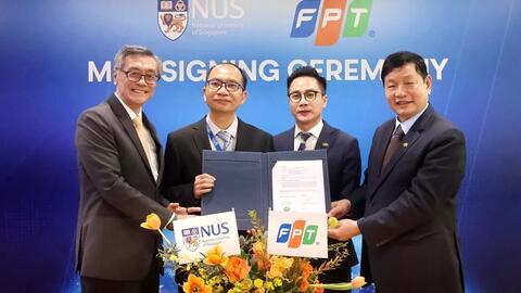 Đại học Quốc gia Singapore hợp tác với FPT lập phòng nghiên cứu trí tuệ nhân tạo