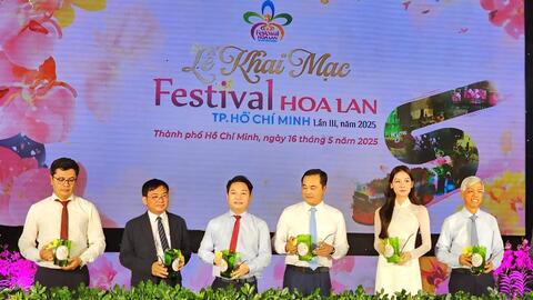 Khai mạc Festival hoa lan TP Hồ Chí Minh lần thứ III năm 2025