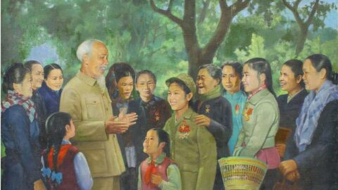 Triển lãm 60 tác phẩm “Hồ Chí Minh trong nghệ thuật tạo hình”