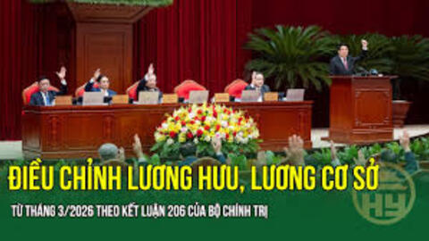 Chính phủ điều chỉnh lương cơ sở, lương hưu từ tháng 3/2026