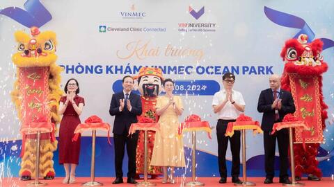 Vinmec khai trương phòng khám đa khoa quốc tế tại Vinhome Ocean Park