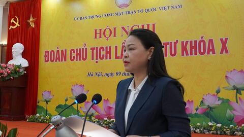 Hội nghị Đoàn Chủ tịch Ủy ban Trung ương Mặt trận Tổ quốc Việt Nam lần thứ tư khóa X