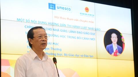 Hội thảo Tham vấn chuyên môn về một số nội dung hướng dẫn thi hành Luật Nhà giáo
