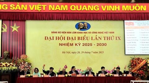 Đại hội Đảng bộ Viện Hàn lâm Khoa học và Công nghệ Việt Nam nhiệm kỳ 2025-2030