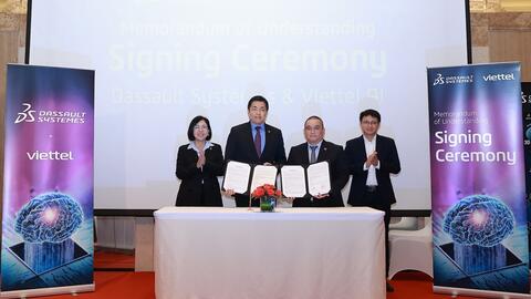 Viettel và Dassault Systèmes hợp tác thúc đẩy ngành công nghệ cao