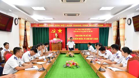 Bộ tư lệnh Vùng Cảnh sát biển 4 hỗ trợ gia đình quân nhân điều trị vô sinh, hiếm muộn