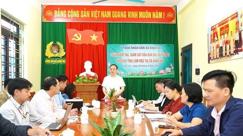 Tuyên Quang: Ngân hàng Chính sách xã hội tỉnh kiểm tra, giám sát tại cơ sở