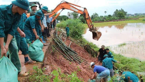 Ứng phó khẩn cấp, Bắc Ninh sơ tán hàng nghìn người dân vùng lũ