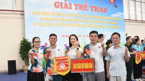 Khai mạc Giải thể thao cơ quan Tổng cục Chính trị năm 2025