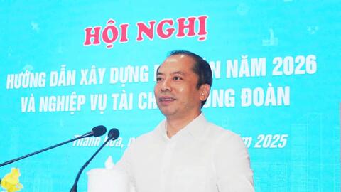 Ông Lương Trọng Thành giữ chức Chủ tịch LĐLĐ tỉnh Thanh Hóa