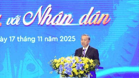 Tổng Bí thư Tô Lâm dự Lễ kỷ niệm 80 năm Ngày truyền thống Thanh tra