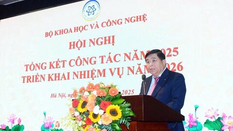 Bộ Khoa học và Công nghệ tổng kết công tác năm 2025 và triển khai nhiệm vụ năm 2026