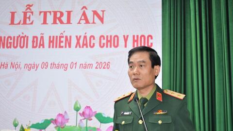 Tri ân những người hiến xác cho y học
