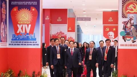 Ngày làm việc thứ ba Đại hội Đảng XIV: Phiên thảo luận tại hội trường về các văn kiện Đại hội