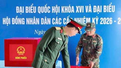 Đảo tiền tiêu Bạch Long Vĩ sẵn sàng cho ngày bầu cử sớm