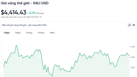 Giá vàng hôm nay (25/3): Vàng miếng SJC vượt mốc 170 triệu đồng/lượng