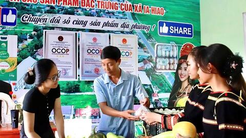 Gia Lai: Lãnh đạo xã lên sóng bán nông sản, gây quỹ cho 1.000 học sinh