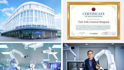 Bệnh viện Việt Nam đầu tiên có Robot AI thay khớp chuẩn xác từng milimet