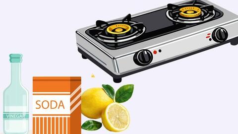 Mẹo đánh bay dầu mỡ bếp gas lâu ngày
