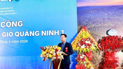 Quảng Ninh: Khởi công dự án nhà máy điện gió, vốn đầu tư 7.300 tỷ đồng