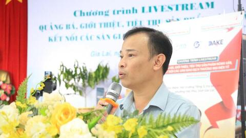 Gia Lai: Livestream quảng bá nông sản, kết nối sàn thương mại điện tử