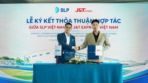 SLP Việt Nam và J&T Express Việt Nam hợp tác phát triển trung tâm logistics tự động quy mô lớn