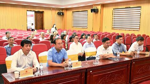 Đảng ủy Bộ Công Thương tổ chức điểm cầu trực tuyến Hội nghị toàn quốc sơ kết 1 năm vận hành mô hình chính quyền 3 cấp