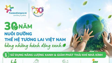 30 năm nuôi dưỡng thế hệ tương lai bằng những hành động xanh