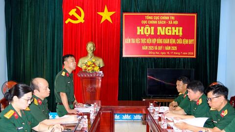 Kiểm tra việc khám, chữa bệnh bảo hiểm y tế tại Sư đoàn 309 (Quân khu 7)