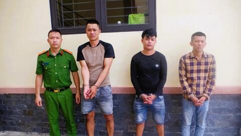 Bắt giữ 3 người sử dụng ma túy giữa cánh đồng ở Thăng Bình, Đà Nẵng